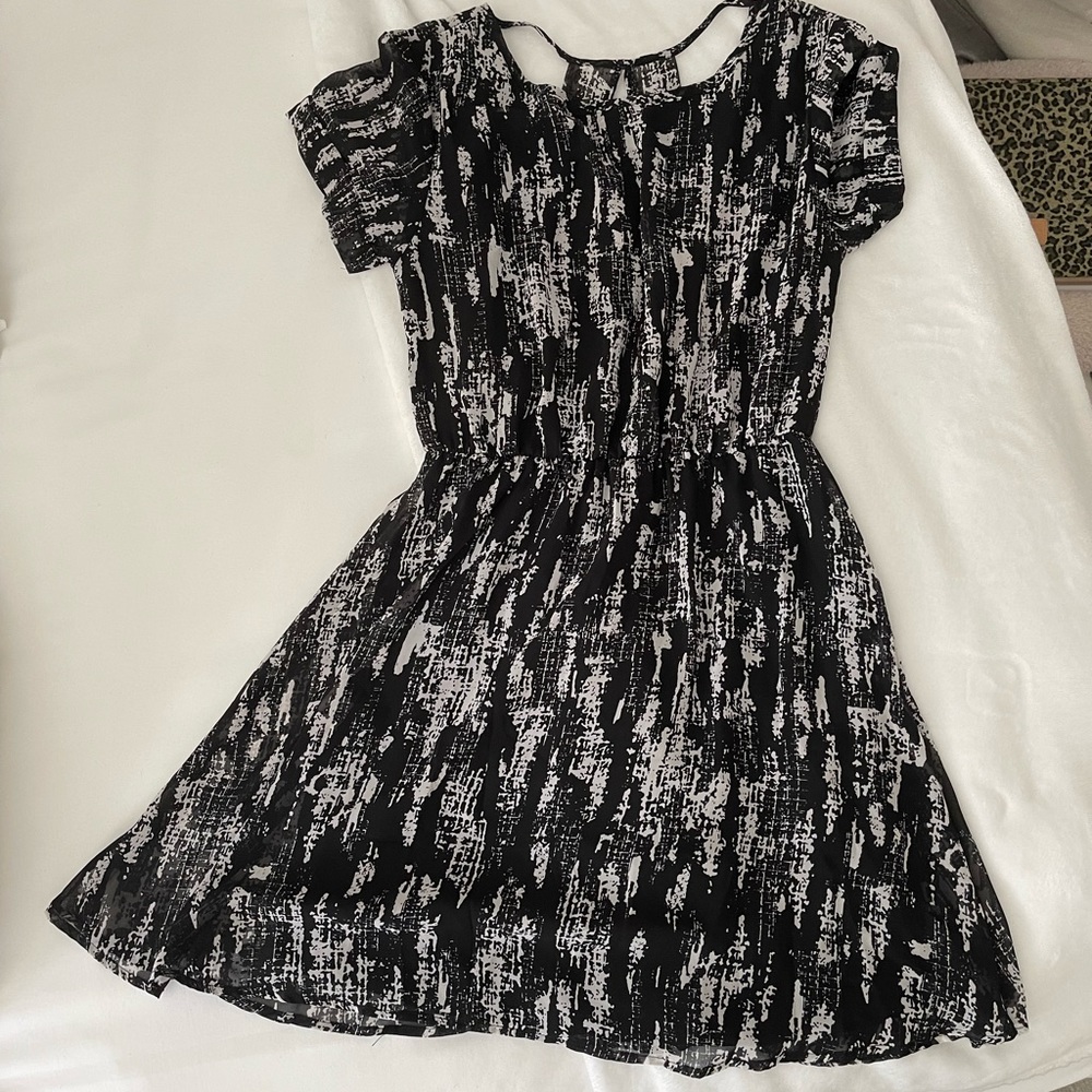 Nordstrom dress black and white
